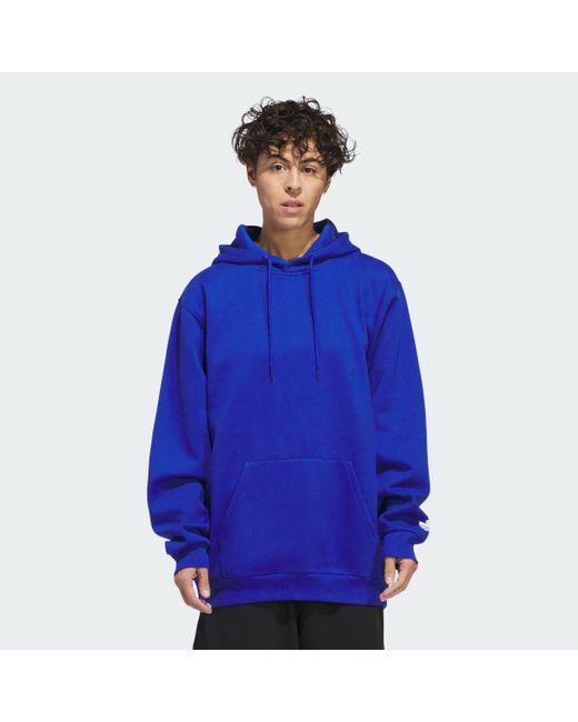 Adidas Blue Shmoofoil Monument Hoodie for men