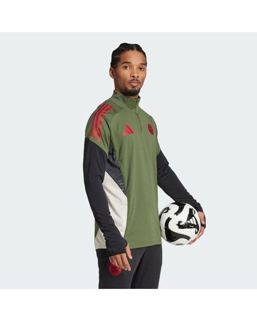 Adidas Green Fc Bayern Tiro 25 Competition Training Top for men