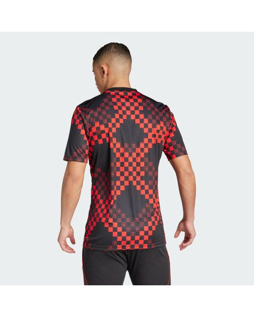 Adidas Red Benfica 25/26 Pre-Match Jersey for men