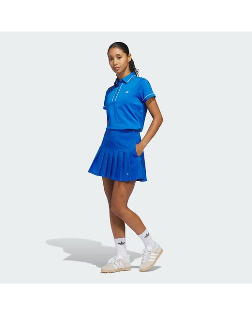 Adidas Blue Originals Solid Polo