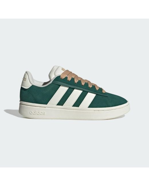 Adidas Green Grand Court Alpha Shoes
