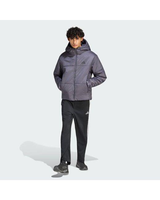 Adidas Originals Blue Essentials Highloft Insulated Puffer Jacket for men