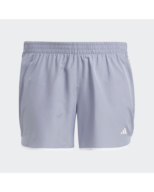 Adidas Blue Marathon 20 Running Shorts (plus Size)