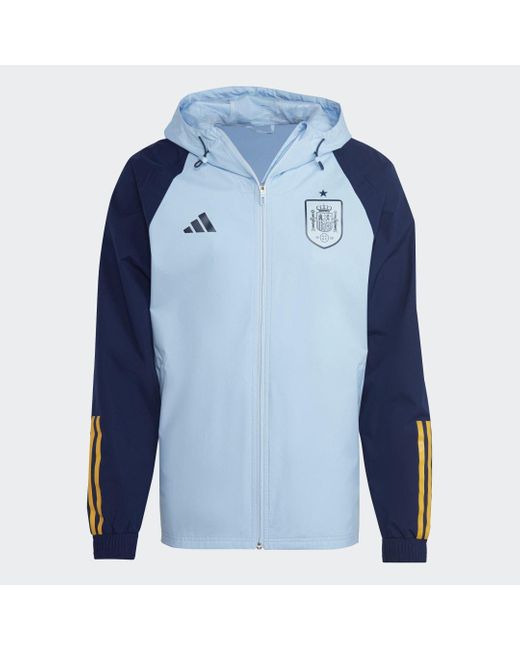 adidas Spanien All-Weather Jacke in Blau für Herren | Lyst AT