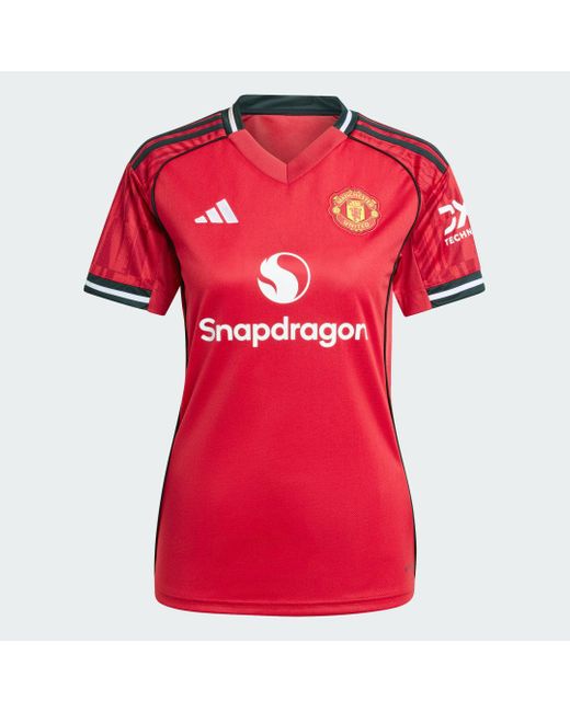Maglia Manchester United 25/26 Home di Adidas Originals in Red