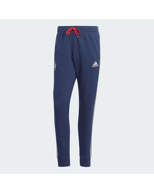 Adidas Blue Arsenal Dna Sweat Pants for men