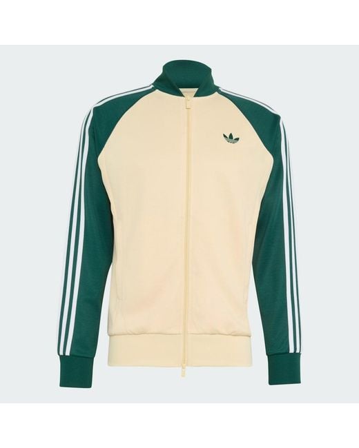 Adidas Green Sst Track Top for men