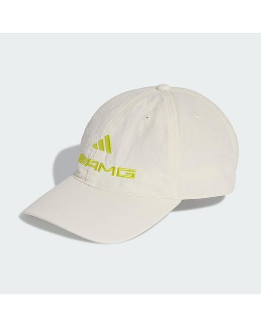 Adidas White Amg Cap