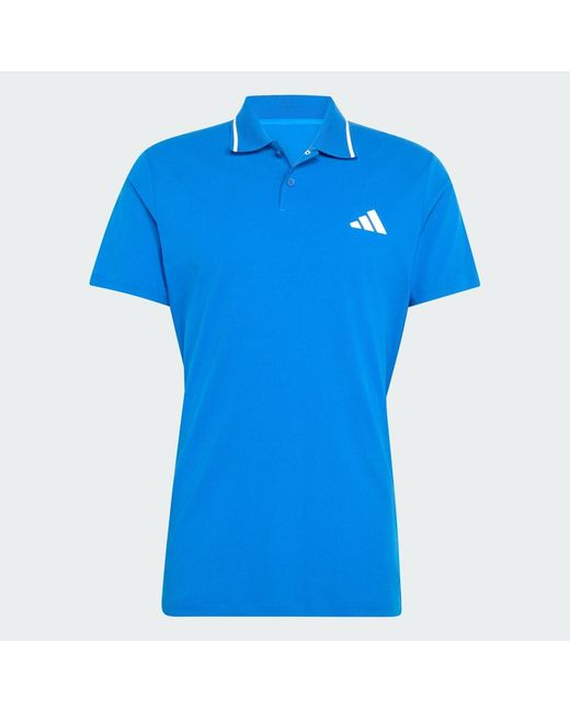 Adidas Blue Tennis Tennis Climacool Freelift Polo Shirt Pro Ke6689 for men