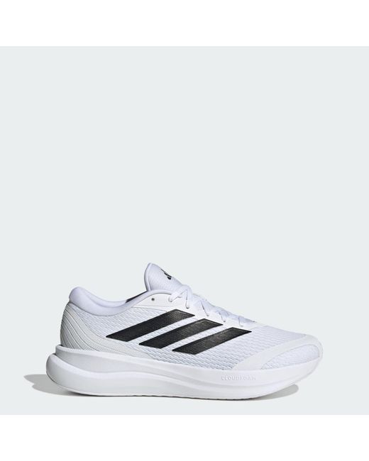 Adidas White Runfalcon Wide Shoes for men