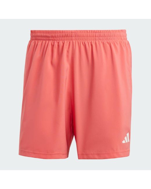 Adidas Red Own The Run Shorts for men
