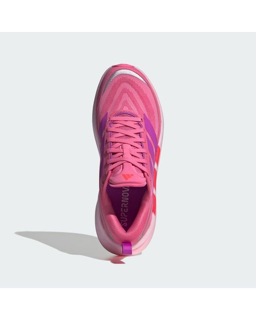 Adidas Pink Supernova Glide W Running Shoes