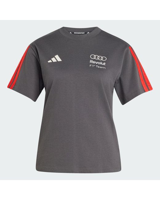 Adidas Gray Motorsport Audi Revolut F1 Team Dna Tee Kf9081