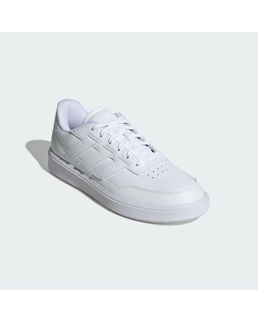 Adidas White Courtblock Shoes