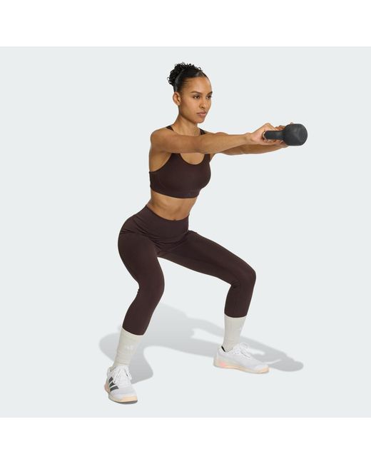 Adidas Multicolor Optime Workout High Support Bra
