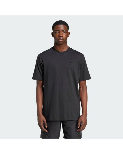 Adidas Black Graphic T-Shirt for men