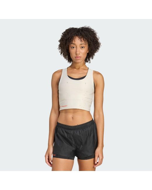 Crop Top Adi365 H.Koumori Running di Adidas in Black