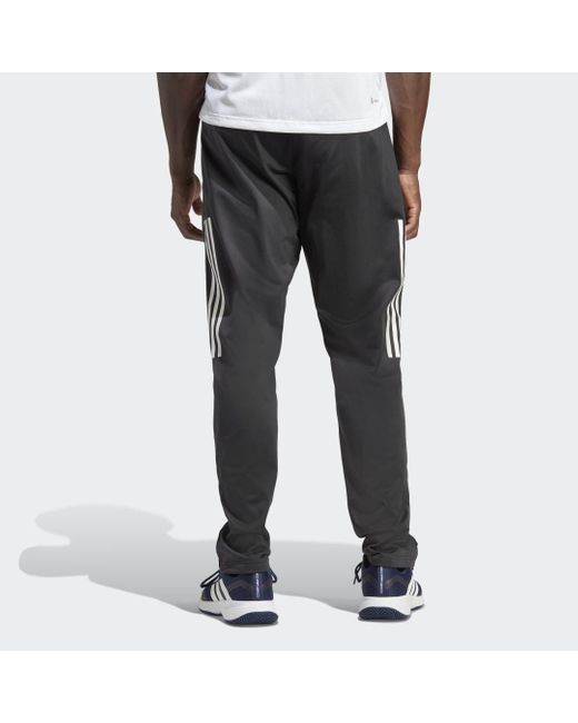 adidas 3-stripes Knitted Tennis Broek in het Zwart voor heren | Lyst BE