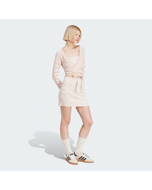 Adidas Originals Natural Wraparound Cardigan