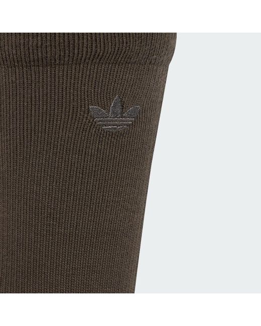 Adidas Originals Green Two-Toned Crew Socks 2 Pairs