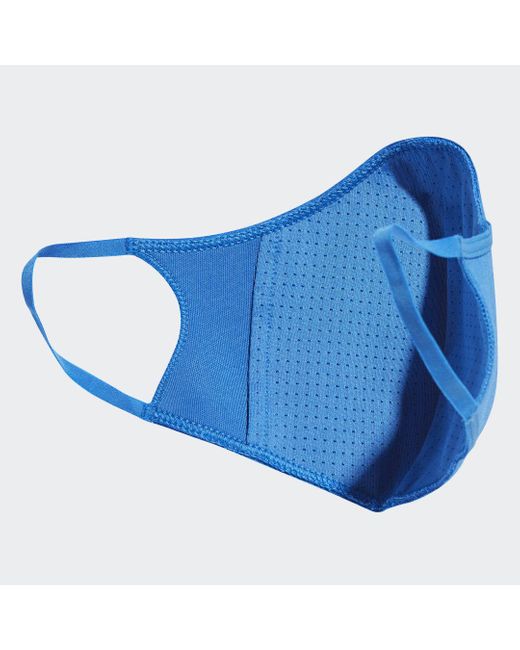 adidas Synthetisch Mondkapje 3-pack Xs/s in het Blauw - Lyst