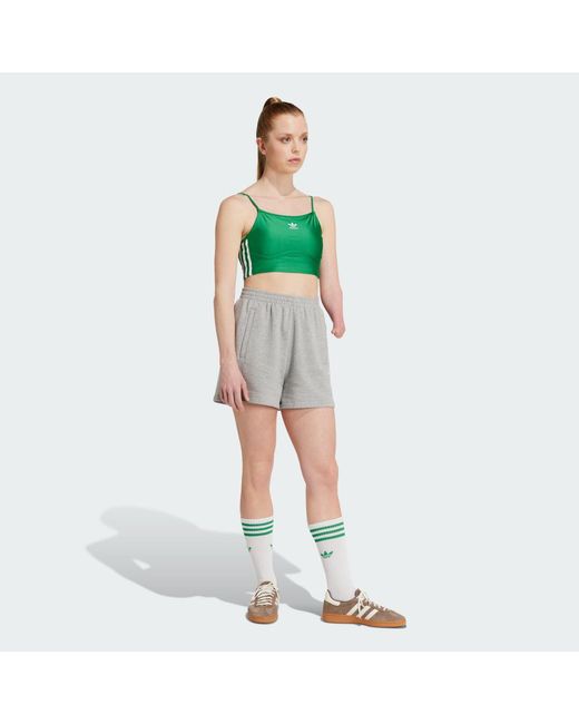 Adidas Gray Essentials French Terry Shorts