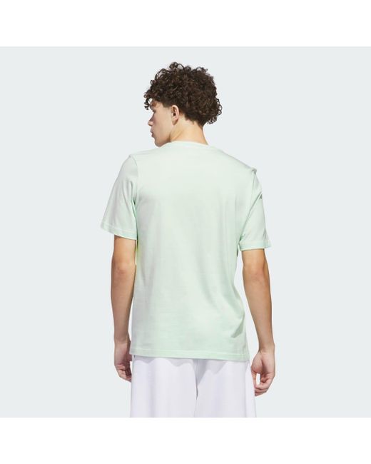 Adidas Green X Malbon Graphic T-shirt for men