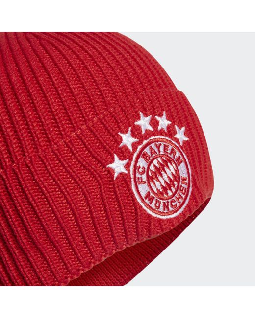 Adidas Red Fc Bayern Beanie