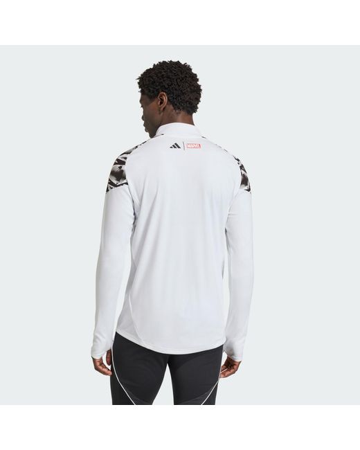 Adidas White Real Madrid Avengers 25/26 Tiro 25 Competition Training Top for men