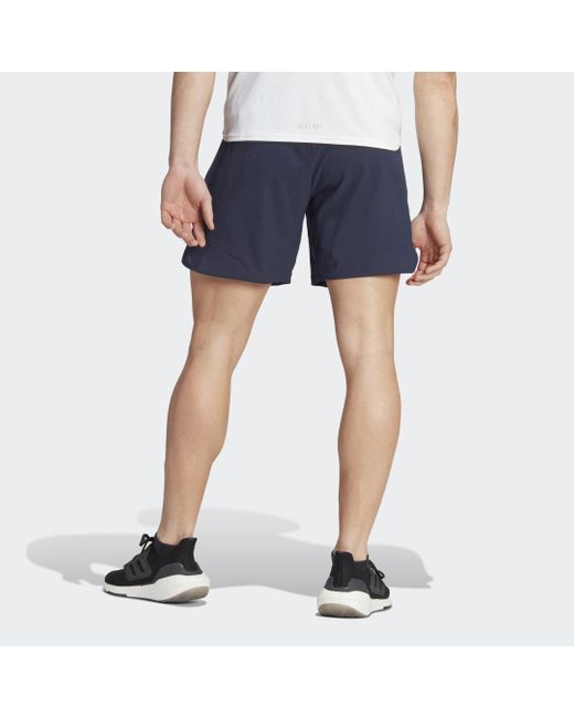 Adidas Blue Designed For Training Hiit Training Shorts for men