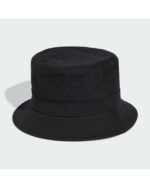 Adidas Black Adicolor Trefoil Bucket Hat