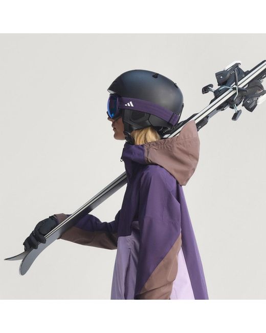 Adidas Purple Terrex Xploric 2 Layer Lined Climaproof Anorak