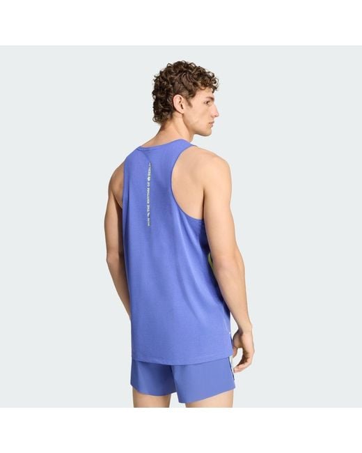 Adidas Blue Bmw Berlin-Marathon 2026 Tank Top for men