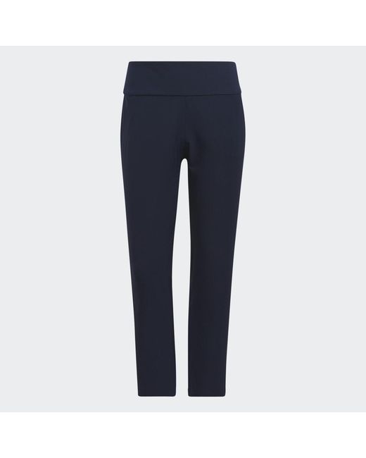 Adidas Blue Pull-On Ankle Pull-On Ankle Golf Pants