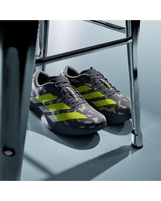 Adidas Yellow Adizero Evo Sl Amg Shoes for men