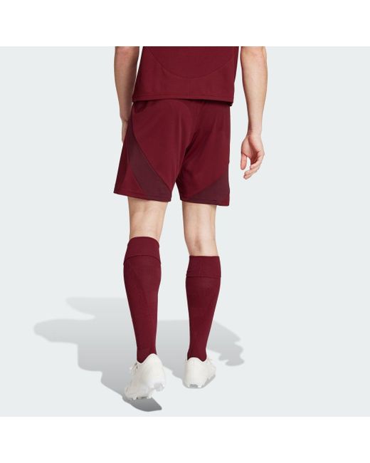 Pantalón Corto Primera Equipación As Roma 24/25 Adidas de hombre de color Red