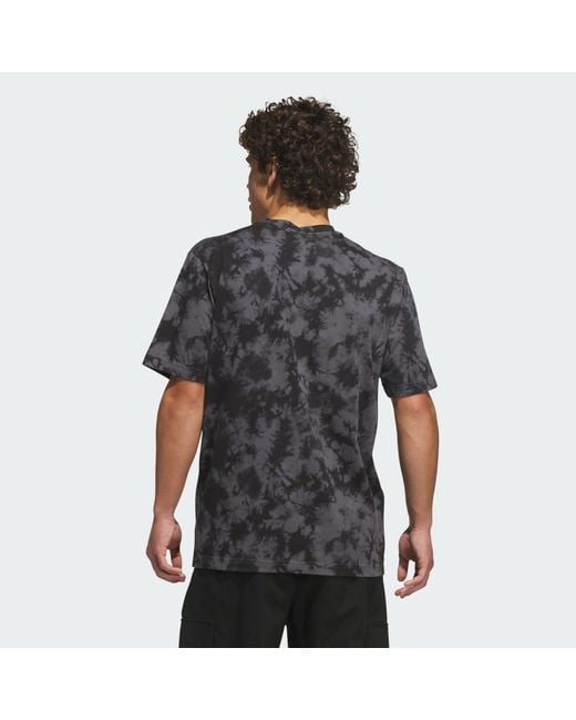 Adidas Black Lux Color Graphic T-Shirt for men