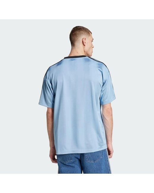 Adidas Originals Blue Adicolor Jacquard Jersey for men