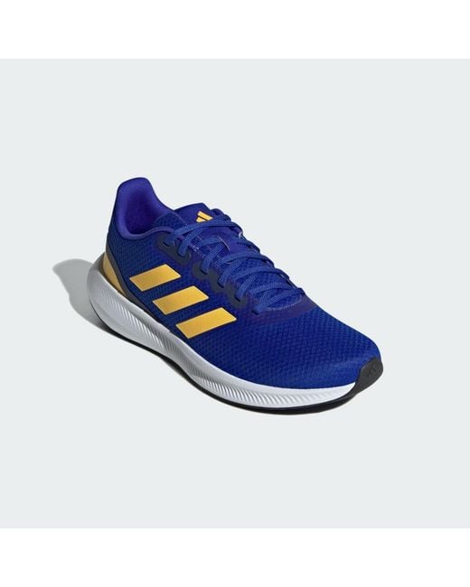 Adidas Blue Runfalcon 3.0 Running Shoes Size 7.5 for men