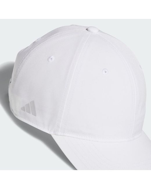 Adidas White Crisscross Crestable Cap