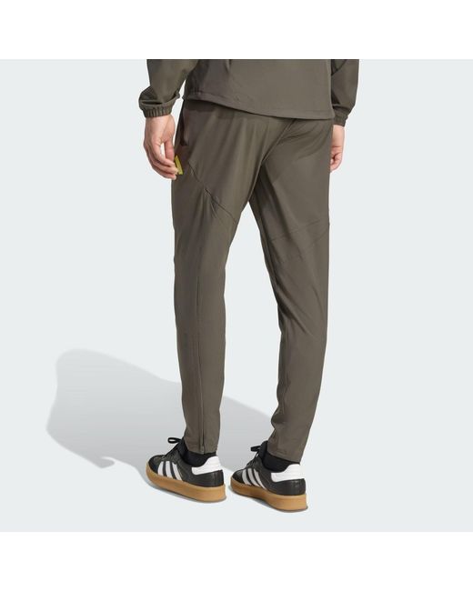 Adidas Gray Real Madrid Tiro 25 Competition Vis Tech Travel Pants for men