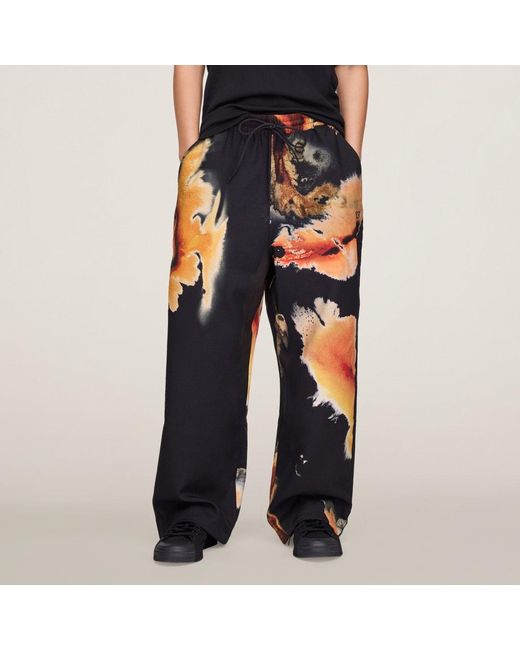 Adidas Blue Y-3 Aop Sport Uniform Track Pants