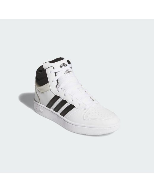 Adidas Metallic Hoops Mid Classic Shoes