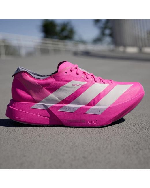 Adidas Pink Adizero Adios Pro Shoes