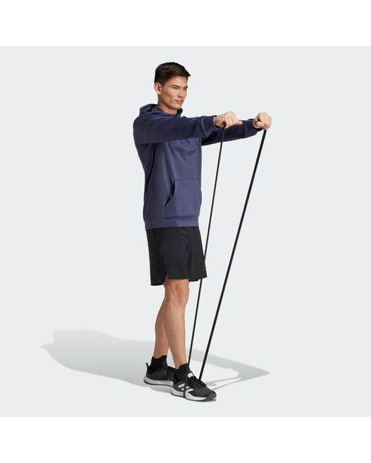 Adidas Blue Game And Go Training Hoodie for men