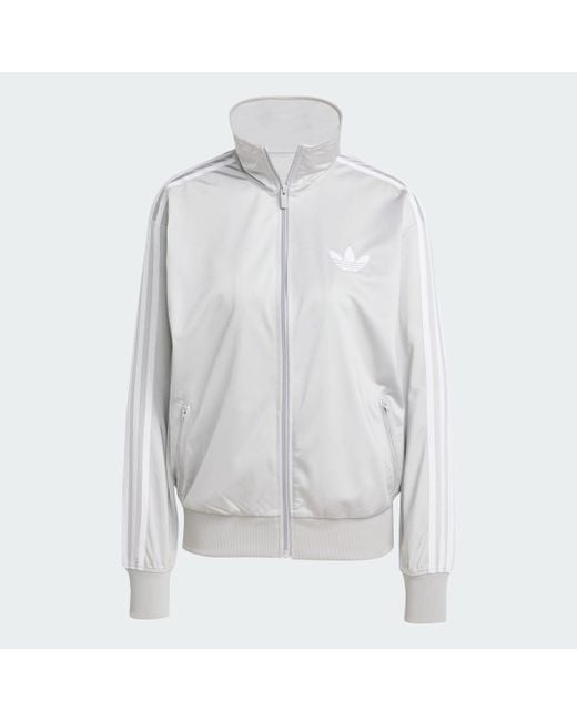 Track Top Adicolor Classic Firebird Loose di Adidas in Gray