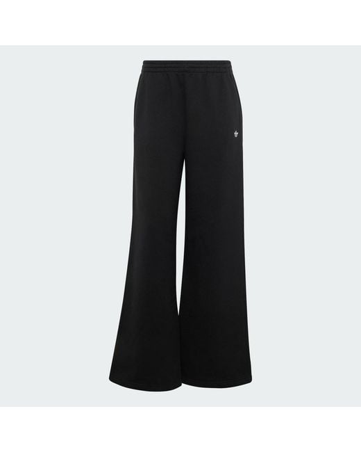 Adidas Black Essentials Wide Leg Pant Fleece