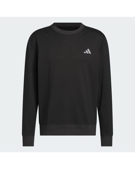 Adidas Black Ultimate365 Climawarm Crewneck Sweatshirt for men