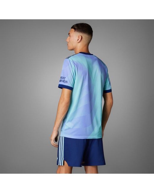 Adidas Blue Arsenal 24/25 Third Authentic Jersey for men