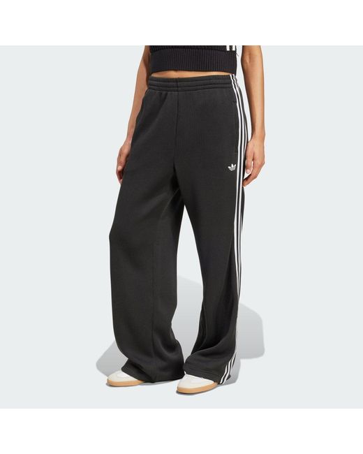 Adidas Black Adicolor Firebird Knit Track Pants